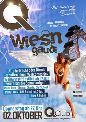 Oktoberfest Partys - Wiesngaudi in der Kultfabrik