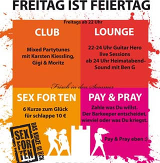 Party am Freitag im Club - Optimolwerke München