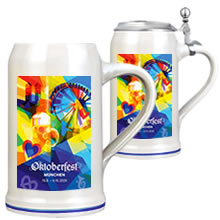 Offizieller Oktoberfestkrug 2026 - New Munich Beer Stein - Official Festival Mug
